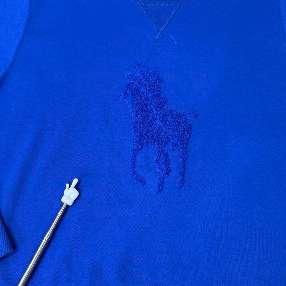 Polo Ralph Lauren Embroidered Big Pony Pullover Sweatshirt Preppy Heritage XL - Picture 6 of 7